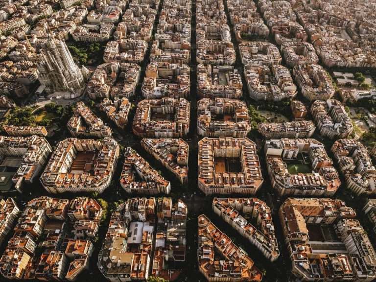 barcelona city tour- barcelona top view